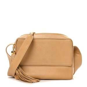 Chanel Lambskin Tassel Cc Camera Case #230675C16B